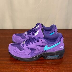 Nike Air Max 2 Light Hornets Away ‘Grape’ Mens  9.5
